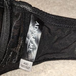 Adore Me front closure racerback push-up bra 40D